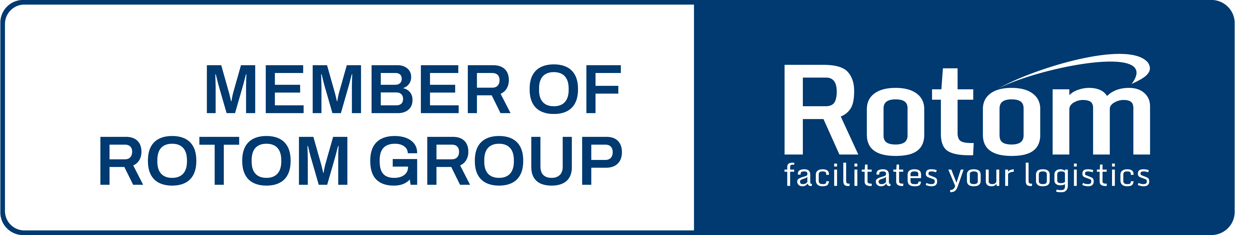 Rotom member logo dark blue